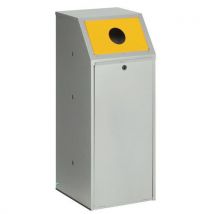 Var - Pattumiera Raccolta Differenziata In Acciaio - Giallo 70l