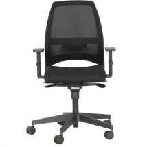 Nowy Styl - Sedia Da Ufficio Kenari Schienale In Rete Nero Con Braccioli