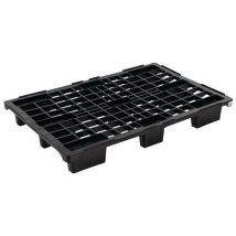 Pallet Leggero Incastrabile Riciclato - 800x1200x150 mm - Portata 2500 kg - Nero - Eco-compatibile e Riciclabile - Manutan Expert