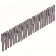 Lotto di 10 - Separatore Ritagliabile Grigio Altezza 190 Mm - Manutan Expert