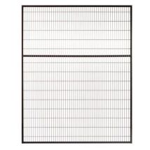 Pareti e divisori da officina - Parete divisoria a griglia - Telaio 20x20 mm Acciaio Nero 1200x1480 mm