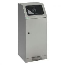 Var - Pattumiera Tuv A Pedale 75l Argento