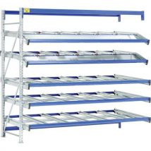 Bito - Scaffalatura Successiva 2500x1410x2500 5 Ripiani 2 Inclinati