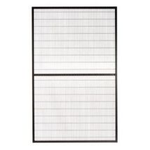 Pannello divisorio a griglia 1200x1480 mm - Telaio 30x30 mm Nero RAL 9005 - Resistente e modulare