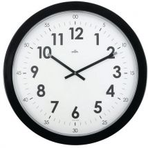 Orium - Orologio da Parete Gigante Imperia Ø55 cm - Quarzo Silenzioso Analogico Nero - Polipropilene
