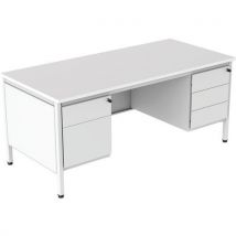 Robberechts - Scrivania Min L180 Bianco Cassettiera 2 E 3 Cass Confort 2