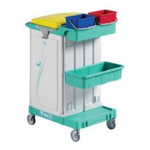 TTS - Carrello Per Pulizie Magic Con Supporto Sacco Chiuso 150 L