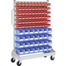 Bito - Scaffalatura Mobile Lato Singolo Con Contenitori A Becco Sk