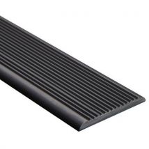 Lotto di 10 Profilo P33a Nero 3m Gradino Piatto In Alluminio - Wattelez