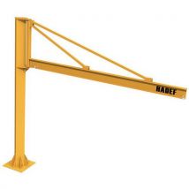 Hadef - Gru A Colonna 1000 Kg Portata 3 M + Paranco Elettrico 62/05r