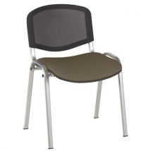 Lotto di 5 Sedie Bliz Meeting Gambe All Sed Pvc M1 Urban Taupe - GMCE