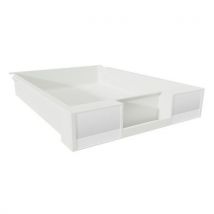 Clen - Cassetto Bianco 6 cm con 15 Scomparti - Polistirene - Organizzazione Spazi