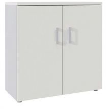 Clen - Banco A101xl100xp45 Cm 2 Rip. Metallo Argento/bianco