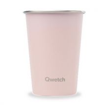Bicchiere Rosa In Inox - Qwetch 300 Ml