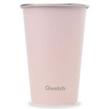 Bicchiere Rosa In Acciaio Inox - 470 Ml - Qwetch