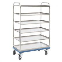 Gmohling - Carrello In Alluminio Per Contenitori 5 Ripiani
