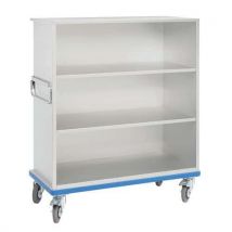 Gmohling - Armadio Carrellato In Alluminio 3 Scomparti 1270x540x1460