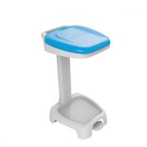 Gilac - Supporto Per Sacco Da 120l - Coperchio Blu