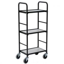 Carrello Per Archivi - 3 Ripiani 430x275 Mm - 100 Kg - Manutan