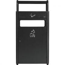 Probbax - Posacenere-cestino - Antracite - 59 + 43 L