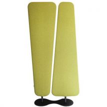 Ligne M - Parete Divisoria Trapezoidale Su Piede Giallo