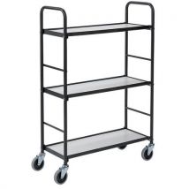 Helge Nyberg - Carrello Per Archivi - 3 Ripiani 730x275 Mm - 100 Kg