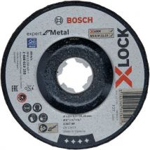 Lotto di 10 Dischi Abrasivi X-lock Expert For Metal - Bosch
