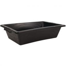 Vasca In Plastica Nera 12 L - Manutan