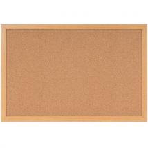 Earth Bi-Office - Pannello Per Affissioni In Sughero Cornice Legno 1800x900