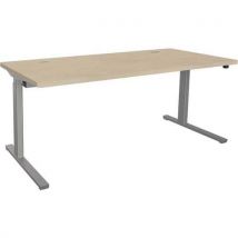 Clen - Adema+ Scriv Reg Elettr 180x80cm Rip Rovere Natur/arg