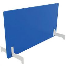 Clen - Adema+ Pannello Post Due Lati L160 Cm Acc Argento/tess Blu