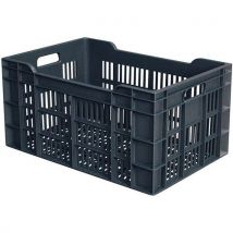 Gilac - Bidone Traforato Impilabile - 60 L - Grigio