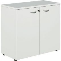 Quadrifoglio - Armadio Con Ante Battenti Practika A.73xl.80cm Bianco/bianco