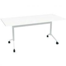 Quadrifoglio - Tavolo Da Riunione 160x70x73 Pop-up - Bianco/bianco