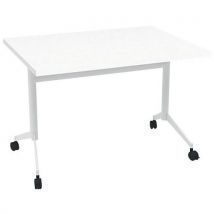 Quadrifoglio - Tavolo Da Riunione 120x80x73 Pop-up - Bianco/bianco