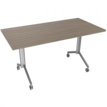 Tavolo Ribaltabile Dritto 140x70cm Olmo/alluminio - Manutan