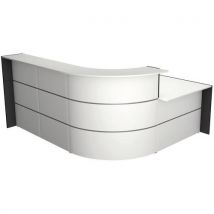 Kerkmann - Banco Reception Compatto Bari Bianco - Modulo Recept Sinistr