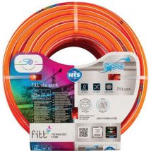 Fitt - Tubo Irrigazione NTS Work Arancione - Ø 15 mm 25 m - Resistente e Durevole - Ideale per Aree Verdi