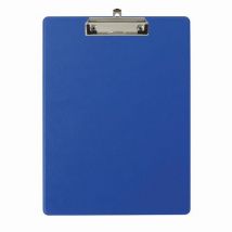 Lotto di 10 Portablocco Con Tasca - Formato 23x32cm A4-blu - Exacompta