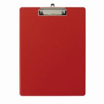 Lotto di 10 Portablocco Con Tasca - Formato 23x32cm A4-rosso - Exacompta