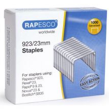 Rapesco - Scatola Da 1000 Punti 23/23 Galvanizzati Per Brossuratice