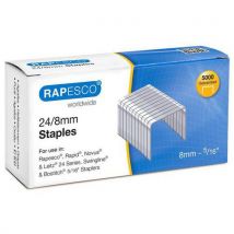 Rapesco - Scatola Da 5000 Punti 24/8 Galvanizzati Per Porpoise One