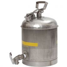 Eagle - Tanica In Acciaio Inox Con Rubinetto Eco 28.6x28.6cm