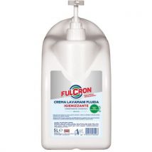 Lotto di 2 Fulcron Crema Lavamani Fluida + Dosatore - 5 L