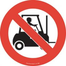 Beaverswood - Autoadesivo Per Pavimenti - Accesso Vietato Ai Carrelli
