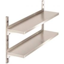 Hupfer - Scaffalatura Da Parete 2 Livelli 1000 X 300 Mm (a=1200 Mm)