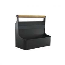 Manade - Cassettiera Mobile Youme Classica Nero/maniglia Rovere