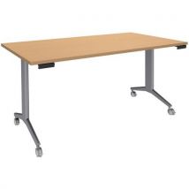 Simmob - Tavolo 160x80 Cm Faggio/piede Alluminio