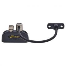 Jackloc - Bloccafinestra Con Cavo Senza Chiave - Grigio - Pro-twist