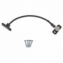 Jackloc - Limitatore Di Apertura Finestra Girevole/fisso-nero - Perma